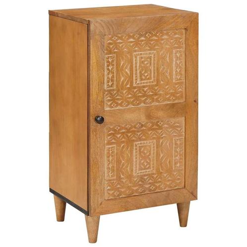 vidaXL Dressoir Lichtbruin 33.5 x 40 x 75 cm, Huis en Inrichting, Kasten | Dressoirs, Nieuw, Minder dan 50 cm, Overige houtsoorten