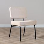 40% Korting: Scandinavische eetkamerstoel Espen beige, Huis en Inrichting, Stoelen, Ophalen, Zo goed als nieuw, Stof, Scandinavisch