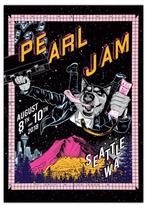 Posters - Poster Pearl Jam - Seattle, Verzamelen, Verzenden, Zo goed als nieuw