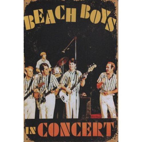Wandbord - Beach Boys In Concert, Huis en Inrichting, Woonaccessoires | Wanddecoraties, Nieuw, Ophalen of Verzenden