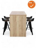 Hoge tafel WOOD -160x80 cm - in 3 kleuren - NIEUW, Vergader- of Presentatieruimte, Ophalen of Verzenden, Nieuw zonder verpakking