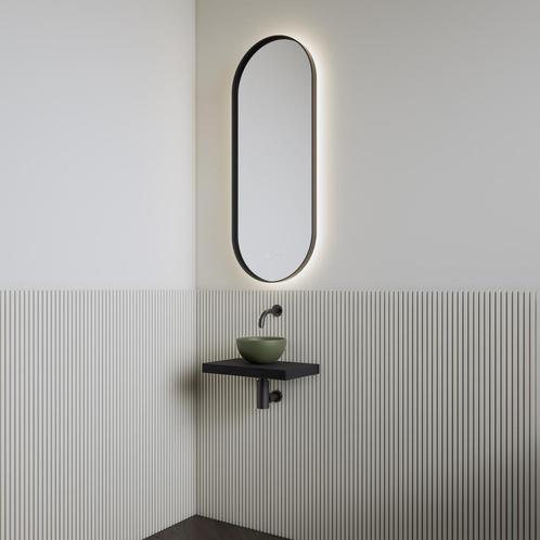 Fonteinset | BWS Leto | Planchet Black Veneer | Waskom Mat, Doe-het-zelf en Verbouw, Sanitair, Overige typen, Nieuw, Ophalen of Verzenden