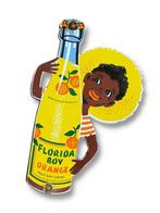 Florida Boy Orange - Emaille plaat - Emaille