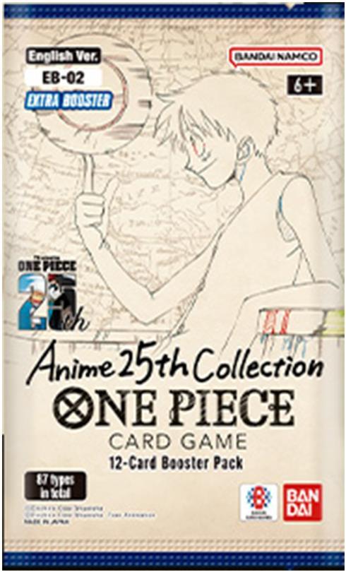 One Piece TCG - Anime 25th Collection (EB-02) Boosterpack |, Hobby en Vrije tijd, Verzamelkaartspellen | Overige, Nieuw, Verzenden