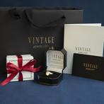 Gouden vintage zegelring met gravure 14 kt, Ophalen of Verzenden, Nieuw