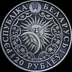 Wit-Rusland. 20 Roubles 2014 Zodiac Horoscope: Taurus (.925)