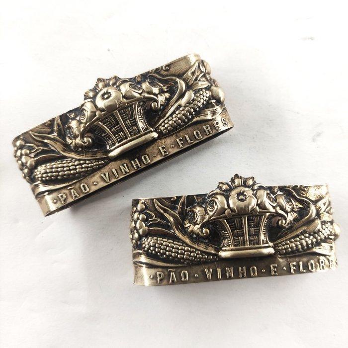 Servetring (2) - .835 zilver - Zilveren servetringen (20 g), Antiek en Kunst, Antiek | Goud en Zilver