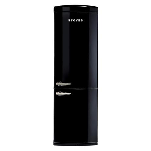 €949 Stoves Retro Breeze 190 Vrijstaand 318 l Zwart ewo508, Witgoed en Apparatuur, Koelkasten en IJskasten, 160 cm of meer, Ophalen of Verzenden