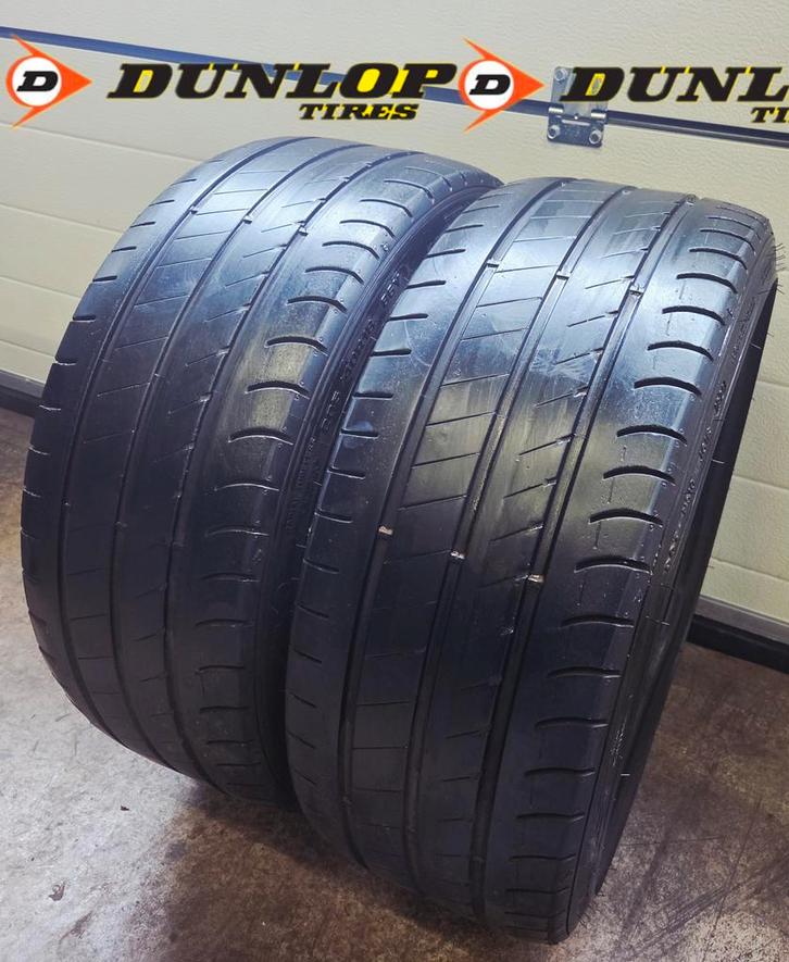 2x 205 40 R18 DUNLOP 6 a 6.5mm €75 P.S GEMONTEERD EN AL, Auto-onderdelen, Banden en Velgen, 18 inch, Zomerbanden, 205 mm, Personenwagen