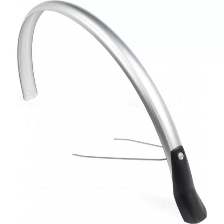 Eurofender Achterspatbord 28 - Zilver - Inclusief Stang..., Fietsen en Brommers, Fietsonderdelen, Nieuw, Ophalen of Verzenden