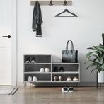vidaXL Schoenenkast 102x36x60 cm bewerkt hout betongrijs, Huis en Inrichting, Verzenden, Nieuw
