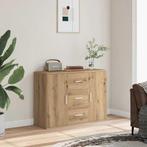 vidaXL Dressoir 90x29,5x65 cm bewerkt hout artisanaal, Huis en Inrichting, Kasten | Dressoirs, Verzenden, Nieuw, 50 tot 100 cm
