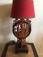 Staande lamp - Hout - Chinese tafellamp, Antiek en Kunst