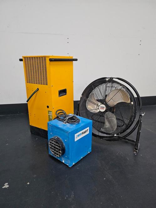 Bouwdroger huren? Wij bezorgen GRATIS op locatie!, Doe-het-zelf en Verbouw, Ventilatie en Afzuiging, Ventilator en Afzuiger, Nieuw