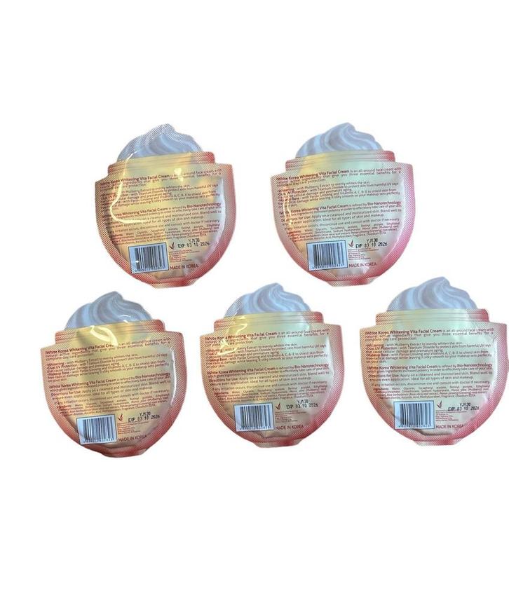 White Korea Facial Cream Whitening Vita, Sieraden, Tassen en Uiterlijk, Beautycases, Ophalen of Verzenden