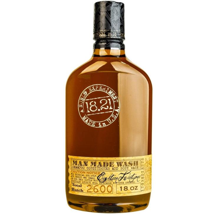 18.21 Man Made  Wash  530 ml, Sieraden, Tassen en Uiterlijk, Uiterlijk | Haarverzorging, Nieuw, Verzenden