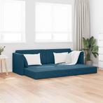 vidaXL Vloerslaapbank 200cm Blauw Fluweel, Verzenden, Nieuw, Stof, Minder dan 150 cm