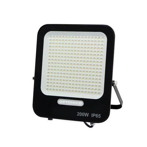 LED Bouwlamp - Floodlight | Basic serie | 200 Watt | Zwart, Doe-het-zelf en Verbouw, Bouwverlichting, 50 tot 200 watt, Ophalen of Verzenden