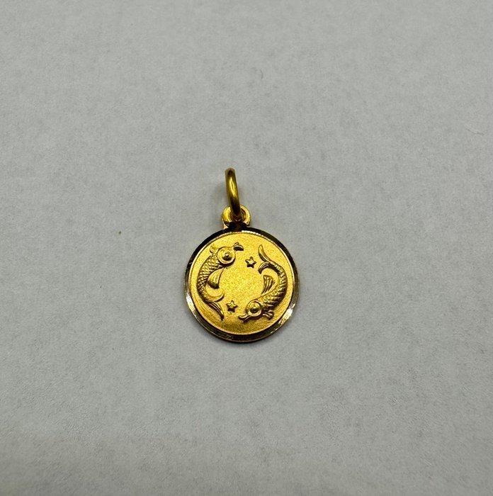 Hanger - 18 karaat Geel goud, Sieraden, Tassen en Uiterlijk, Antieke sieraden