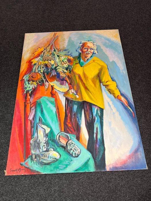 Freek van den Berg ( van Dongen van Kattenburg ) - Aan het, Antiek en Kunst, Kunst | Schilderijen | Modern