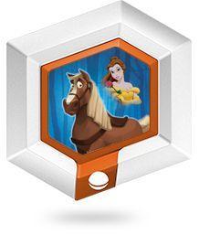 Disney Infinity 1.0 Power Disc Beauty and the Beast-Philippe, Verzamelen, Beelden en Beeldjes, Zo goed als nieuw, Ophalen of Verzenden