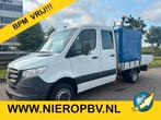 Zakelijke Lease |  Mercedes-Benz Sprinter 514CDI Dubbelcabin, Auto's, Bestelauto's, Gebruikt, Euro 6, Wit, Mercedes-Benz