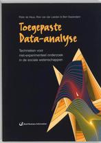 Toegepaste Data Analyse 9789059011526 P. de Heus, Gelezen, Verzenden, P. de Heus, R. van der Leeden