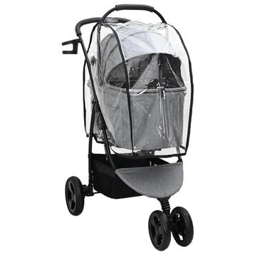 vidaXL Opvouwbare Huisdierenwagen Grijs 78 x 54 x 101 cm beschikbaar voor biedingen