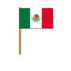 Luxe hand/zwaaivlag Mexico 30 x 45 cm - Mexico versiering, Ophalen of Verzenden, Nieuw