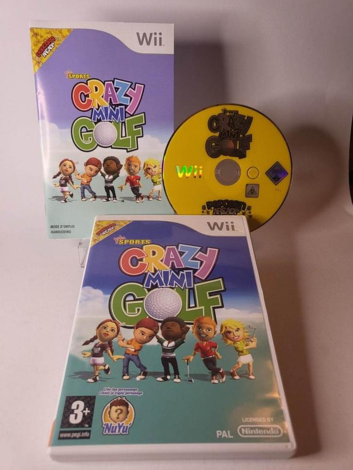 Kidz Sports Crazy Mini Golf Nintendo Wii, Spelcomputers en Games, Games | Nintendo Wii, Ophalen of Verzenden