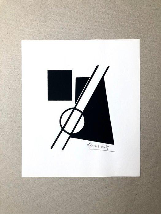 Lajos Kassak (1887-1967) - Concrete Composition, Antiek en Kunst, Antiek | Overige Antiek