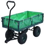 vidaXL Tuinwagen 250 kg groen, Doe-het-zelf en Verbouw, Verzenden, Nieuw