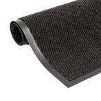 vidaXL Droogloopmat rechthoekig getuft 40x60 cm zwart, Tuin en Terras, Deurmatten, Verzenden, Nieuw