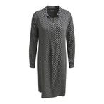 Milano Italy • midi blouse jurk • 36, Verzenden, Zwart, Maat 36 (S), Milano Italy