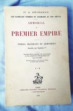 Vicomte Albert Révérend - Armorial du Premier Empire., Antiek en Kunst
