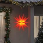 Hanglamp Moravische ster met LED inklapbaar 100 cm rood, Nieuw, Verzenden