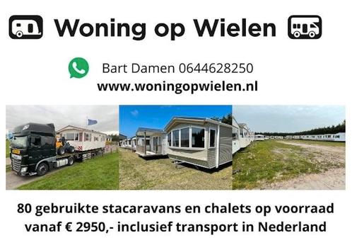 Woning op Wielen heeft 50 stacaravans en chalets op voorraad, Caravans en Kamperen, Stacaravans, meer dan 6