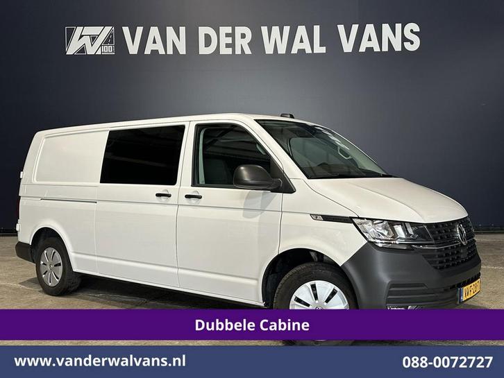 Volkswagen Transporter | 2.0 TDI L2H1 Dubbele Cabine Euro6, Auto's, Bestelauto's, Dealer onderhouden, Te koop, Handgeschakeld