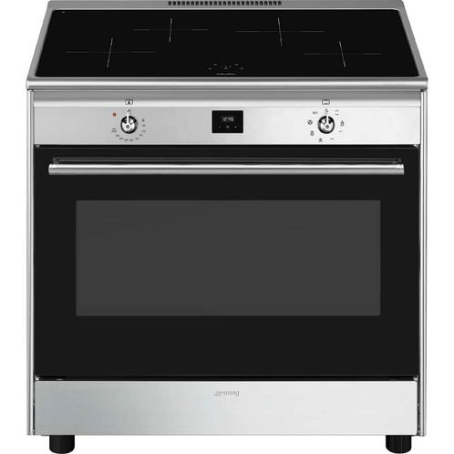 €1939 Smeg CG90CIXT Fornuis RVS, Witgoed en Apparatuur, Fornuizen, Ophalen of Verzenden