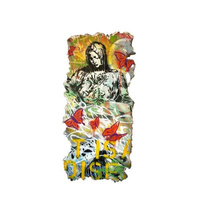 Mart Signed - Broken wall STREET (part 2), Antiek en Kunst, Kunst | Schilderijen | Modern