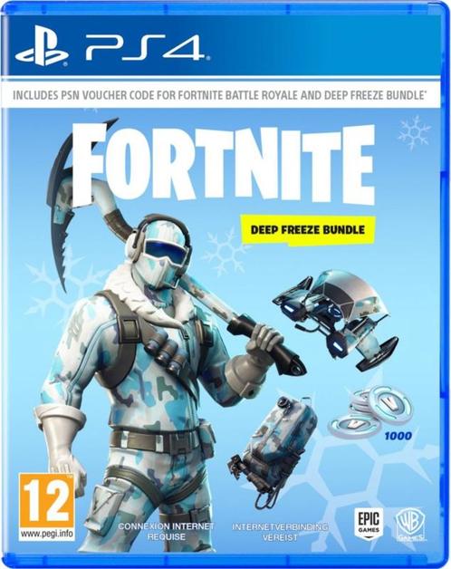 Fortnite Deep Freeze Bundle (Alleen Case) (PS4 Games), Spelcomputers en Games, Games | Sony PlayStation 4, Zo goed als nieuw, Ophalen of Verzenden