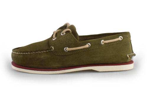 Timberland Bootschoenen in maat 41,5 Groen | 10% extra, Kleding | Heren, Schoenen, Overige kleuren, Zo goed als nieuw, Verzenden