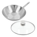 Demeyere Apollo 7 Wok met Glazen Deksel - 30 cm, Huis en Inrichting, Keuken | Potten en Pannen, Verzenden, Nieuw