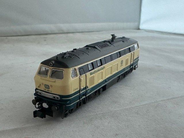 Minitrix N - 16821 - Modeltrein (1) - Diesellocomotief serie, Hobby en Vrije tijd, Modeltreinen | N-Spoor