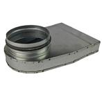 Rechthoekige (instort) lepelhoek 200mm x 40mm, Verzenden, Nieuw