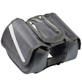 Frametassen fiets | Dunlop | 19 x 13 x 6 cm, Fietsen en Brommers, Fietsaccessoires | Fietstassen, Nieuw, Verzenden