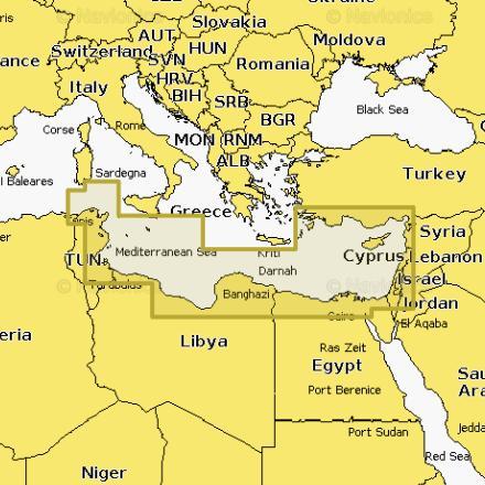 Navionics Waterkaart Platinum+ Regular NPEU016R Middellandse, Watersport en Boten, Navigatiemiddelen en Scheepselektronica, Nieuw