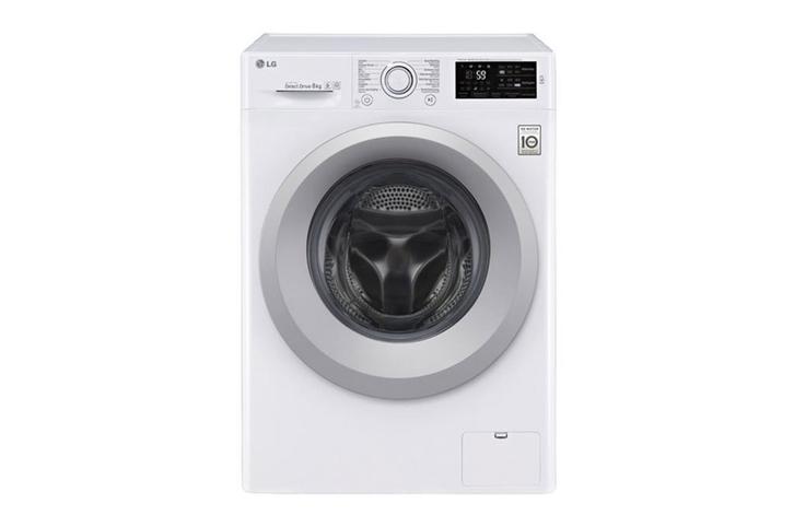 Lg Direct Drive Fh4j5tn8e Wasmachine 8kg 1400t, Witgoed en Apparatuur, Wasmachines, Zo goed als nieuw, Voorlader, 85 tot 90 cm