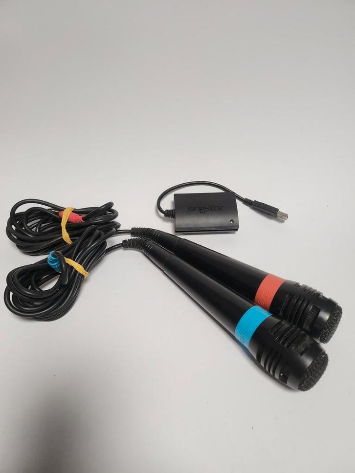 Singstar Microfoons Playstation 2 & Playstation 3, Spelcomputers en Games, Games | Sony PlayStation 2, Ophalen of Verzenden