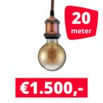 LED Railverlichting Horeca Craft Brown 20 spots + 20M rails, Ophalen of Verzenden